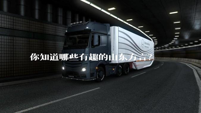 你知道哪些有趣的山东方言？